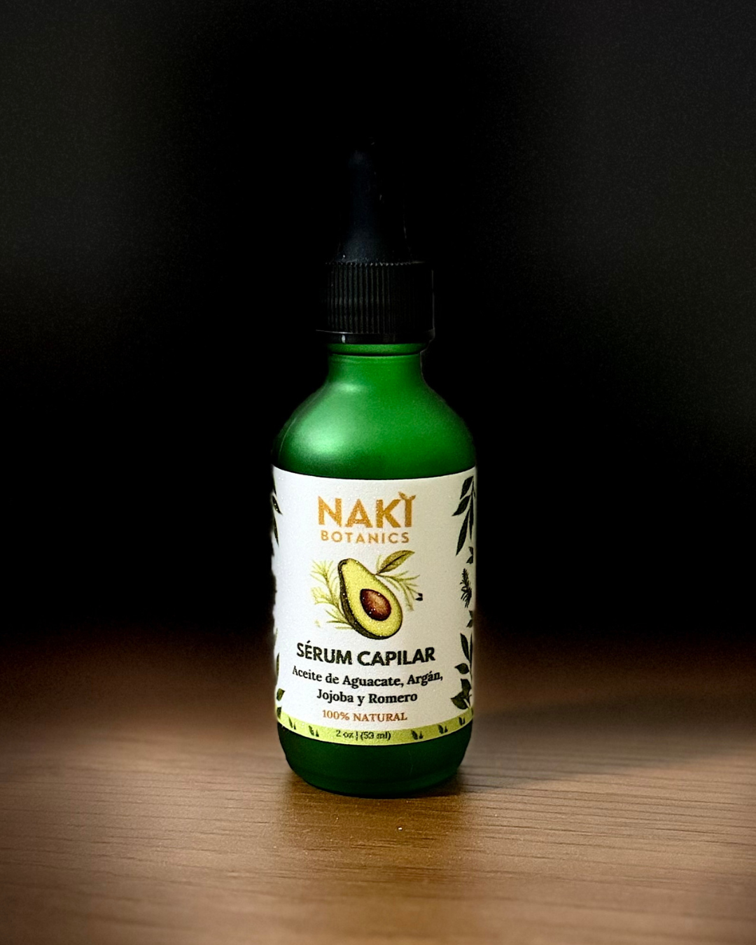 Sérum Capilar con Aguacate, Jojoba, Argán y  Romero